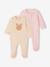 Pack of 2 sleepsuits for baby ecru - vertbaudet enfant 