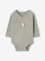 Lot de 2 bodies naissance manches longues cappuccino+rose pâle+vert sauge - vertbaudet enfant 