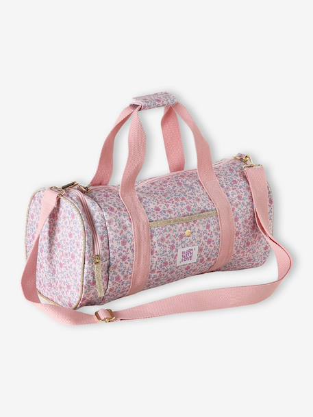Sac de sport personnalisable polyester rose dragée - vertbaudet enfant 