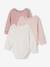Lot de 3 bodies manches longues bébé fille rose - vertbaudet enfant 