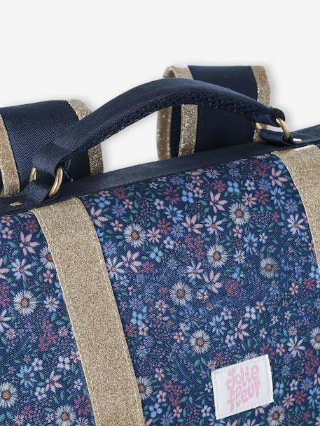 School bag Iris for girls deep blue - vertbaudet enfant 