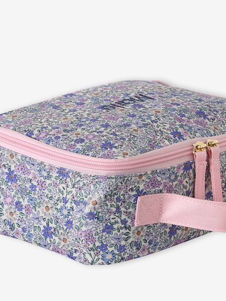 Personalised snack bag soft lilac - vertbaudet enfant 
