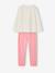 Pack of 2 long pyjamas for girls ecru - vertbaudet enfant 