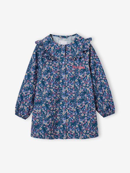 customisable apron for girls deep blue - vertbaudet enfant 