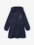 Robe courte à capuche fille gris chiné+marine - vertbaudet enfant 