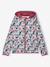 Sports Sweatshirt with Flower Print in Techno Fabric for Girls anthracite+ecru+old rose+printed green - vertbaudet enfant 