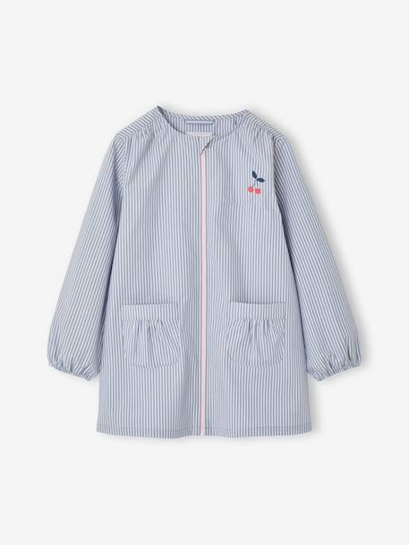 customisable smock for girls blue - vertbaudet enfant 