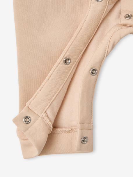 Long-sleeved playsuit for baby beige - vertbaudet enfant 