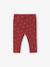 Fleece lined leggings for babies night blue+rosy+terracotta - vertbaudet enfant 