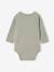 Lot de 2 bodies naissance manches longues cappuccino+rose pâle+vert sauge - vertbaudet enfant 