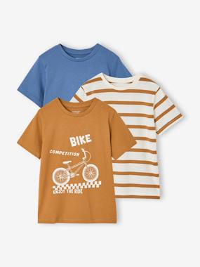 Garçon-Lot 3 T-shirts manches courtes