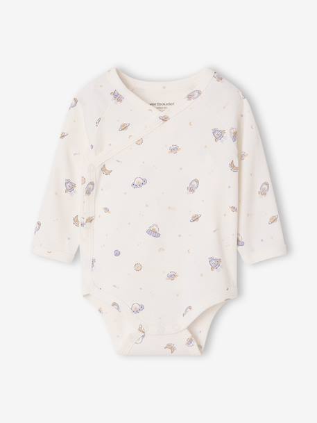 Pack of 5 long-sleeved bodysuits for baby boys sky blue - vertbaudet enfant 