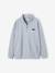 Boys fleece sweatshirt with funnel neck marl grey - vertbaudet enfant 