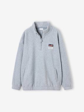 Sweat polaire garçon col montant - vertbaudet enfant Garçon-Sweat polaire garçon col montant