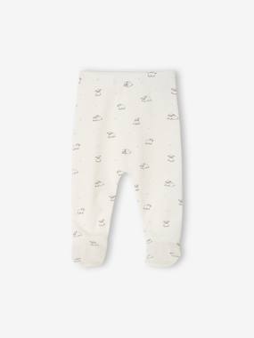 Lot de 2 pantalons naissance à pieds  - vertbaudet enfant