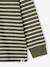 Striped T-Shirt for Boys, JONEN anthracite+green - vertbaudet enfant 