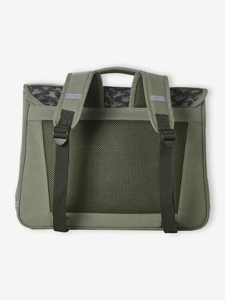 Customisable school bag for boys khaki - vertbaudet enfant 