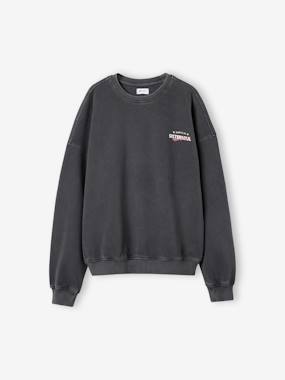 Long-sleeved sweatshirt for girls - vertbaudet enfant -Long-sleeved sweatshirt for girls