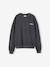 Sweat fille manches longues anthracite - vertbaudet enfant 
