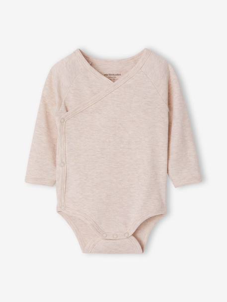 Lot de 5 bodies bébé garçon manches longues bleu ciel - vertbaudet enfant 