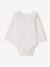 Pack of 2 newborn long-sleeved bodysuits with frilled collar pale pink - vertbaudet enfant 