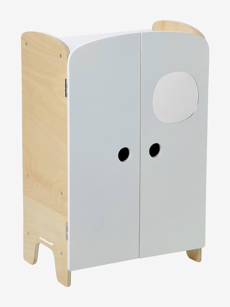FSC® 100% wooden doll wardrobe white - vertbaudet enfant 