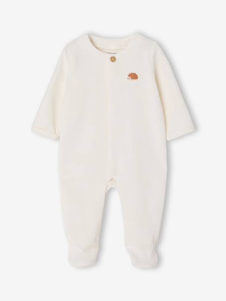 Pack of 2 newborn sleepsuits beige - vertbaudet enfant 