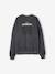 Long-sleeved sweatshirt for girls anthracite - vertbaudet enfant 