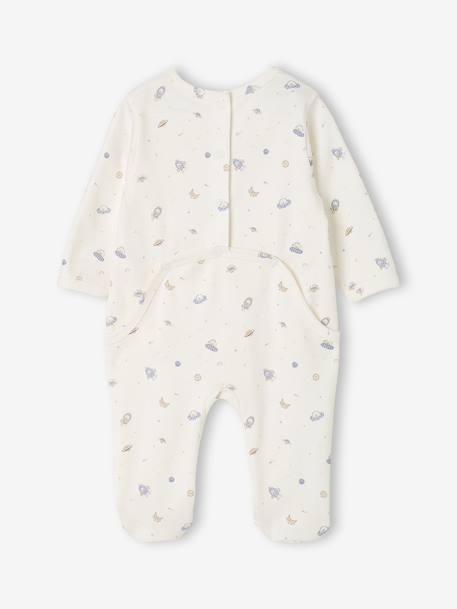 Lot de 2 dors-bien bébé ouverture dos bleu ciel - vertbaudet enfant 