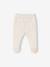 Quilted Set: Cardigan + Fully Printed Footed Trousers ecru+rose+vanilla - vertbaudet enfant 