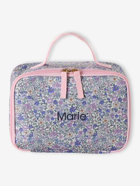 Sac à goûter polyester personnalisable lilas poudré - vertbaudet enfant 
