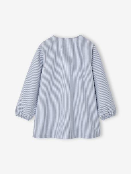 customisable smock for girls blue - vertbaudet enfant 