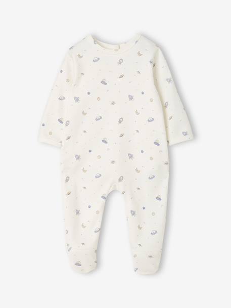 Pack of 2 baby sleepsuits with back opening sky blue - vertbaudet enfant 
