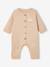 Long-sleeved playsuit for baby beige - vertbaudet enfant 