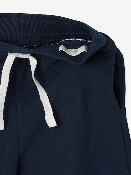 Lot de 2 bermudas garçon en molleton lot encre+lot rouge+vert sauge - vertbaudet enfant 