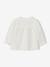 Blouse brodée bébé écru+ocre - vertbaudet enfant 
