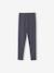 Pack of 2 Basics Leggings for Girls dark grey+dusky pink+khaki+printed brown+sage green - vertbaudet enfant 