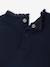 Long-sleeved baby t-shirt with leopard heart pattern ecru+navy blue - vertbaudet enfant 