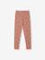 Pack of 2 Basics Leggings for Girls dark grey+dusky pink+khaki+printed brown+sage green - vertbaudet enfant 