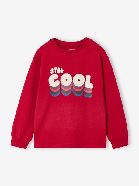 Long-sleeved T-shirt for boys red - vertbaudet enfant 
