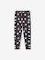 Lot de 2 leggings fille Basics bois de rose+gris foncé+kaki+marron imprimé+vert sauge - vertbaudet enfant 