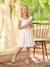 Girls’ Cotton Broderie Anglaise Dress white - vertbaudet enfant 