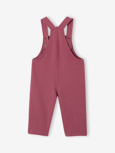 Dungarees for baby raspberry pink - vertbaudet enfant 