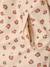 Fleece-lined baby's hooded printed rainsuit old rose+vanilla - vertbaudet enfant 