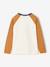Long-sleeved T-shirt for boys bordeaux red+ochre+sage green - vertbaudet enfant 
