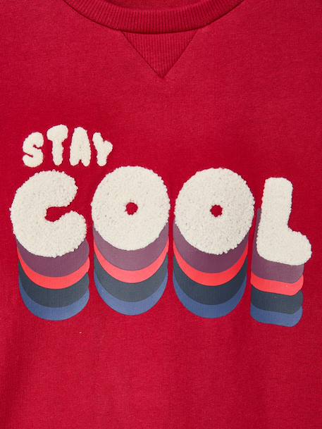 Long-sleeved T-shirt for boys red - vertbaudet enfant 