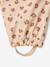 Combinaison de pluie imprimée à capuche bébé doublée polaire vanille+vieux rose - vertbaudet enfant 