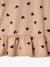 Long-sleeved blouse for girls dusky pink+taupe - vertbaudet enfant 