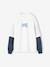 Long-sleeved T-shirt for boys ecru - vertbaudet enfant 