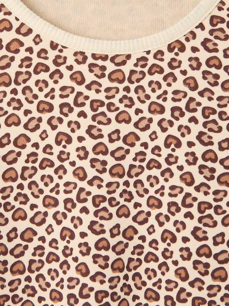 Long-sleeved T-shirt for girls blush+vanilla - vertbaudet enfant 